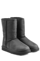 Ugg Australia Ugg Australia Classic Leather Short Boots - Black