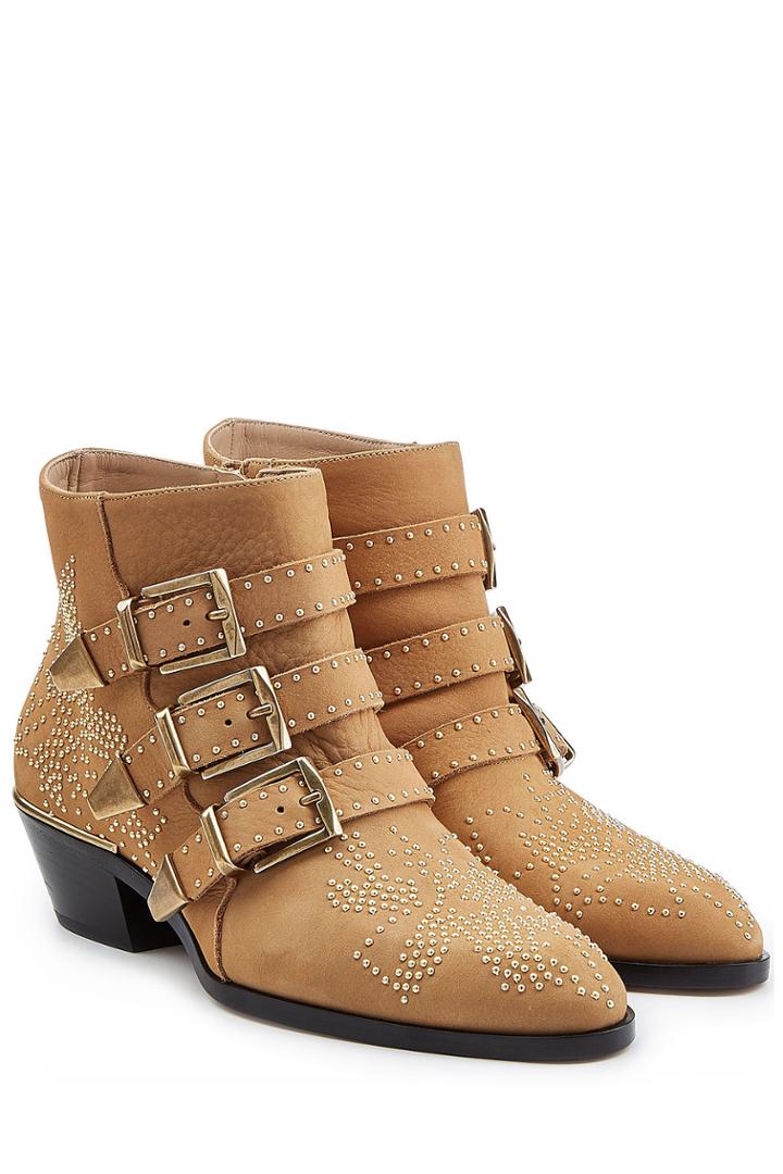 Chloé Chloé Studded Susanna Ankle Boots