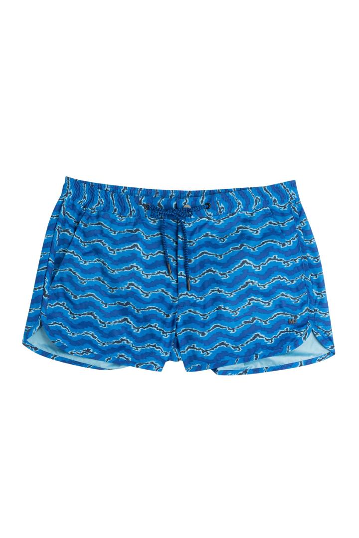 Marc By Marc Jacobs Marc By Marc Jacobs Printed Swim Trunks - Blue