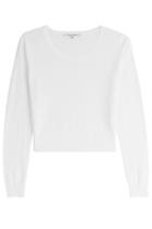 Carven Carven Dotted Knit Pullover - White