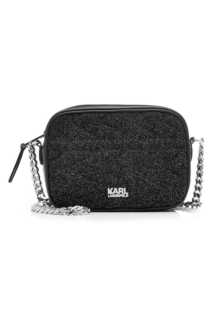 Karl Lagerfeld Karl Lagerfeld K/kuilted Leather Cross-body Bag