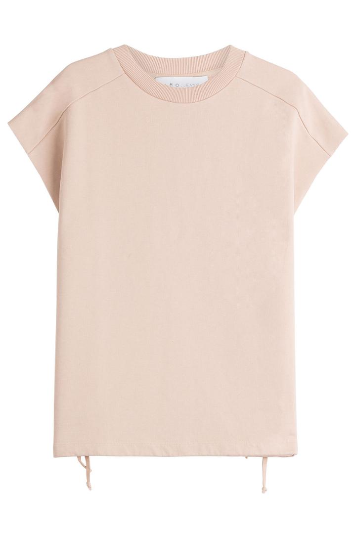 Iro Iro Roldan Cotton Top With Lace-up Detail