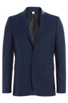 Burberry London Burberry London Slim Wool-mohair Blazer - Blue