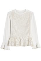 See By Chloé See By Chloé Cotton Top With Lace