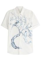 Alexander Mcqueen Alexander Mcqueen Printed Cotton Short Sleeved Shirt - None