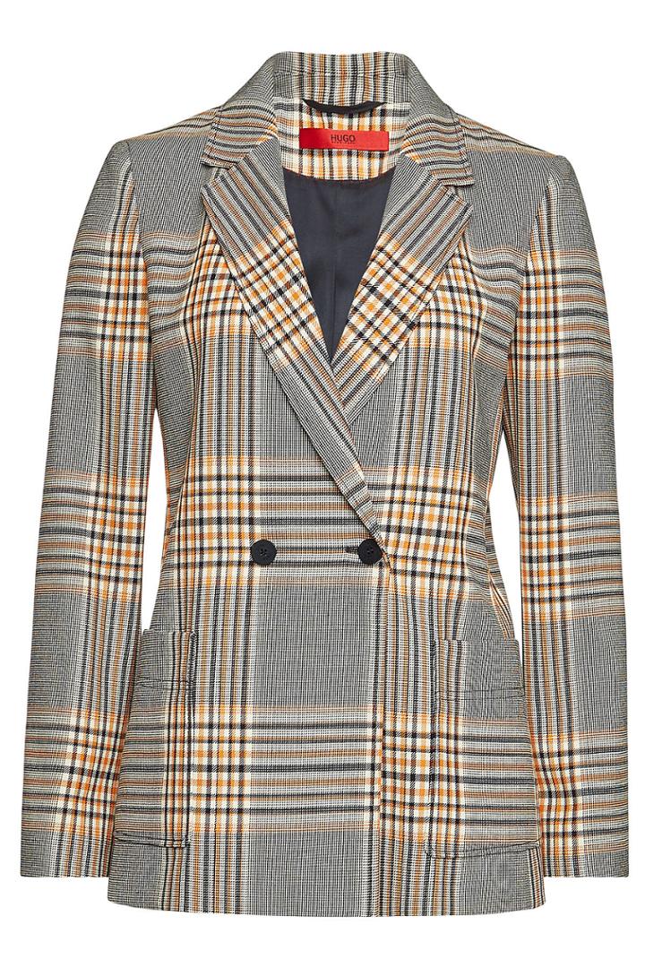 Hugo Hugo Ajanisa Checked Blazer