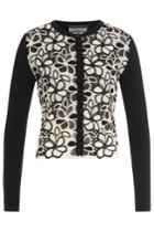 Boutique Moschino Boutique Moschino Cardigan With Crochet - Black