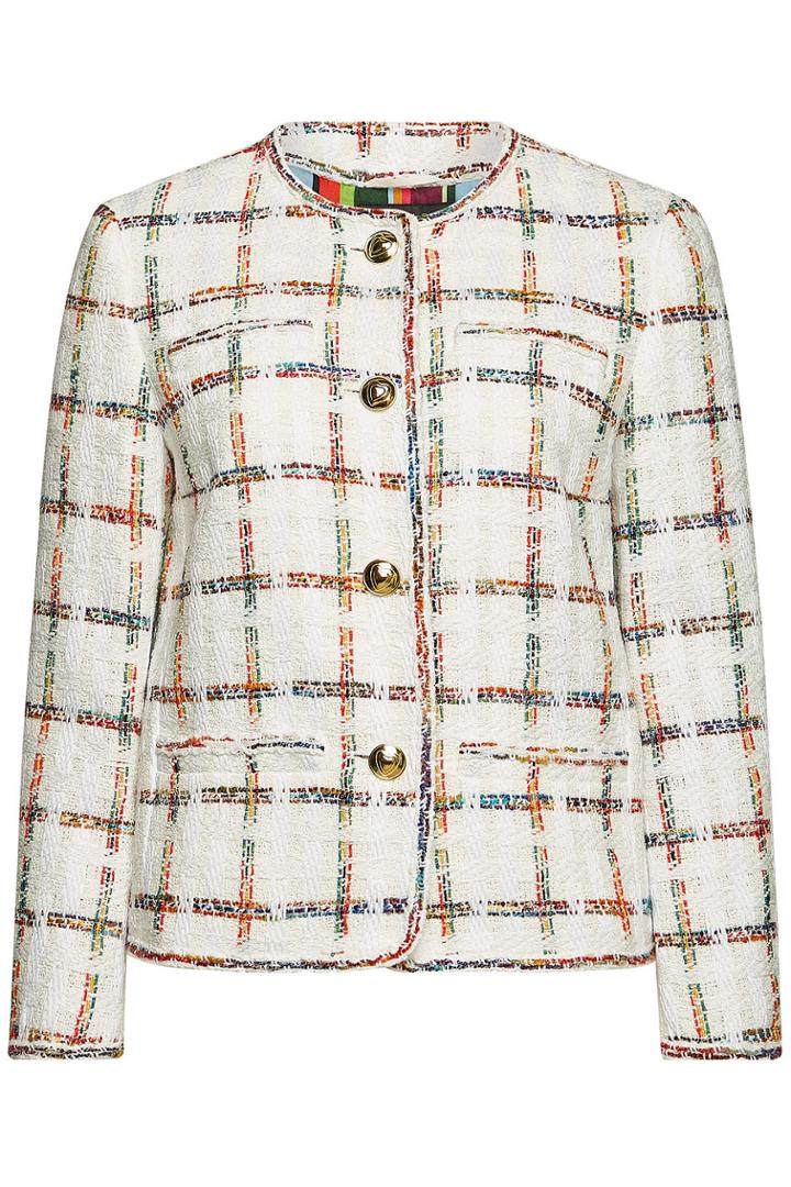 Escada Escada Barha Cotton Blazer With Wool