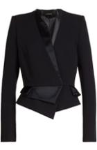 Alexandre Vauthier Wool Blazer With Satin