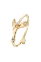 Sophie Bille Brahe Sophie Bille Brahe 18kt Yellow Gold Ring With White Diamonds