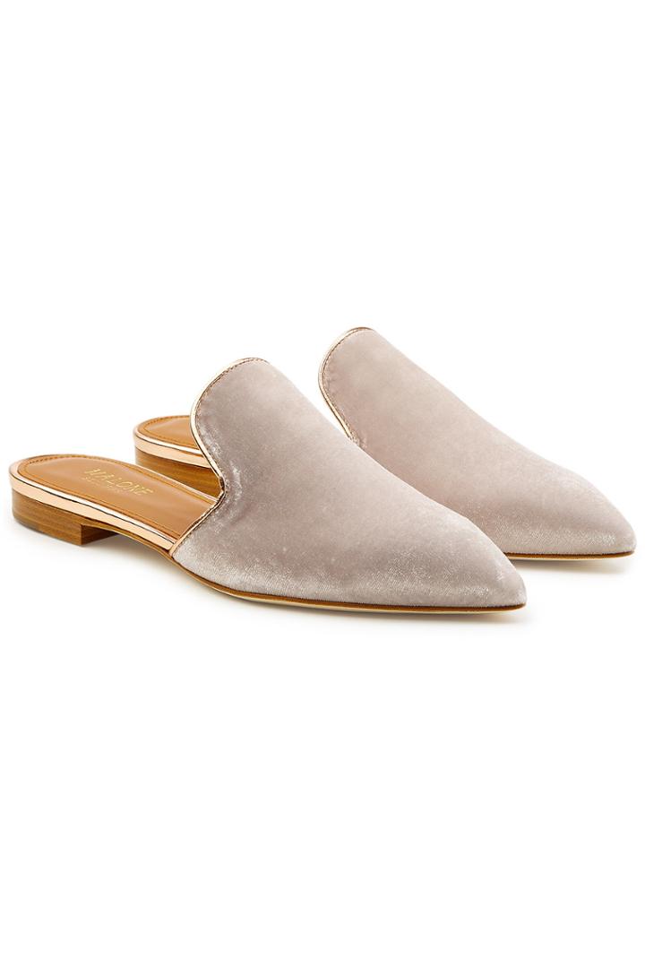Malone Souliers Malone Souliers Marianne Velvet Slip-on Loafers