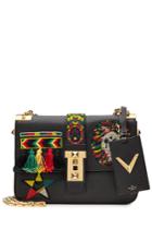 Valentino Valentino B Rockstud Embellished Leather Shoulder Bag