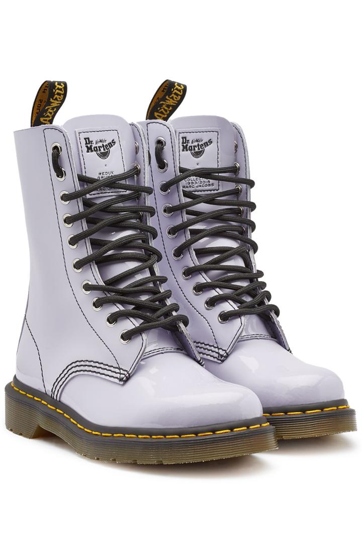 Marc Jacobs Marc Jacobs Dr. Martens X Marc Jacobs Patent Leather Boots