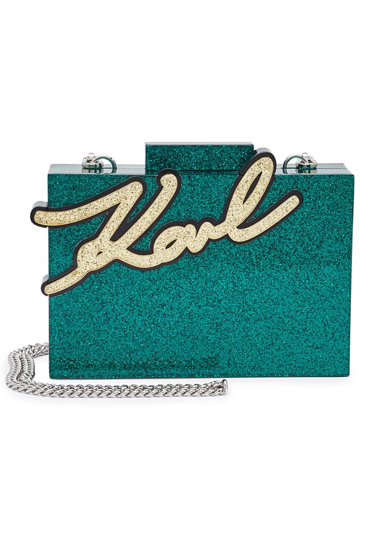 Karl Lagerfeld Karl Lagerfeld Karl Shine Box Clutch