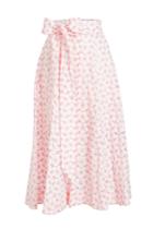 Lisa Marie Fernandez Lisa Marie Fernandez Cotton Skirt With Eyelet Cut-out Detail