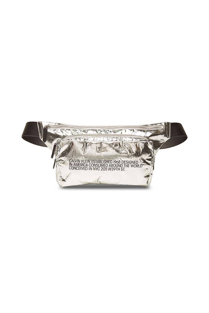 Calvin Klein 205w39nyc Calvin Klein 205w39nyc Metallic Fanny Pack With Leather