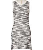 Derek Lam Cotton Blend Flared Dress In Black/white