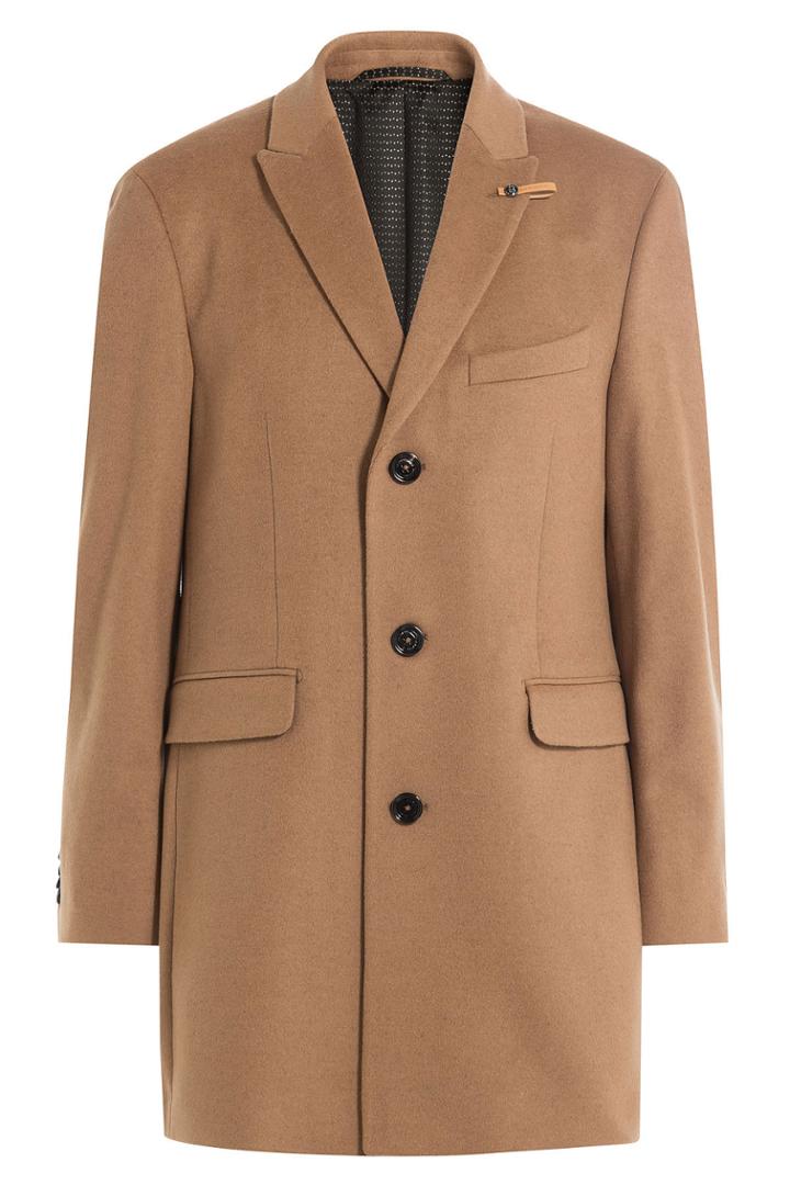 Baldessarini Baldessarini Coat With Wool And Cashmere - Camel