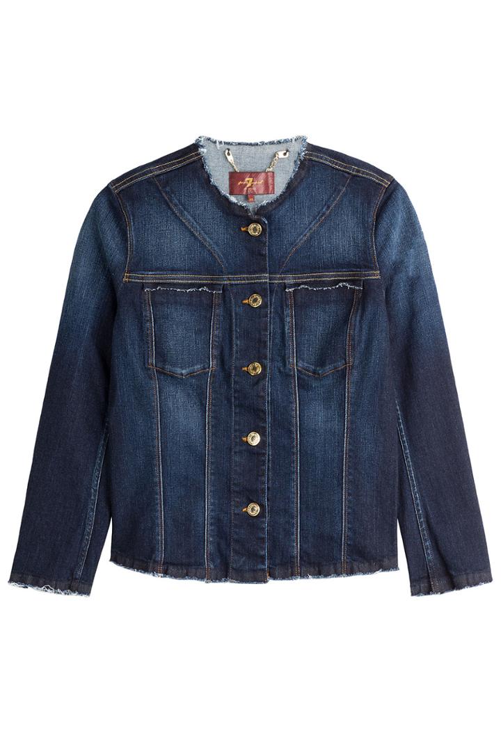 Seven For All Mankind Seven For All Mankind Denim Jacket - Blue