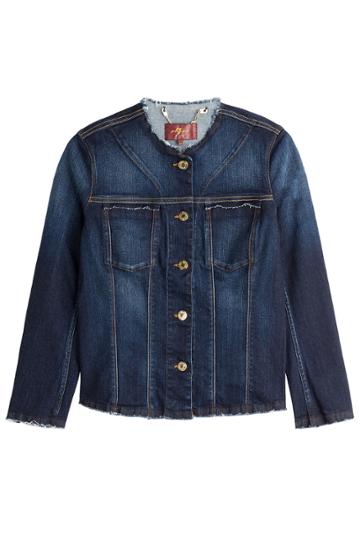 Seven For All Mankind Seven For All Mankind Denim Jacket - Blue