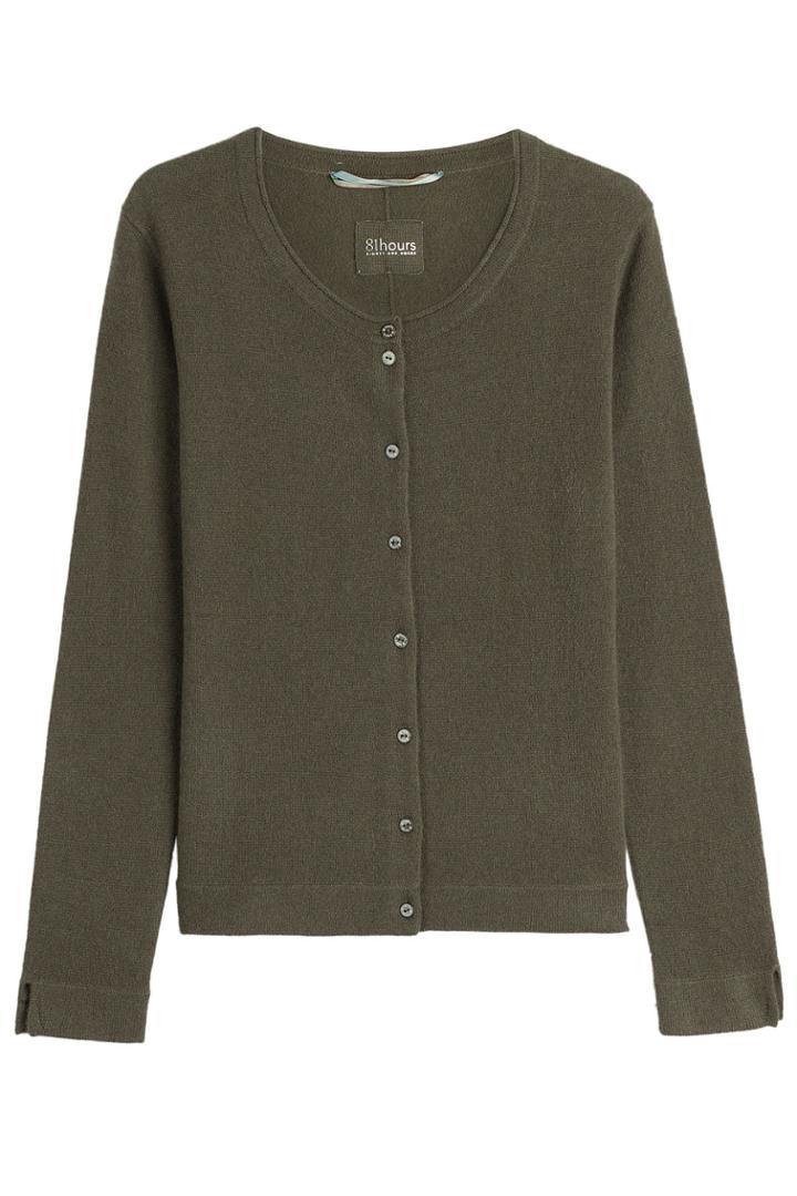 81 Hours 81 Hours Cashmere Cardigan - Green