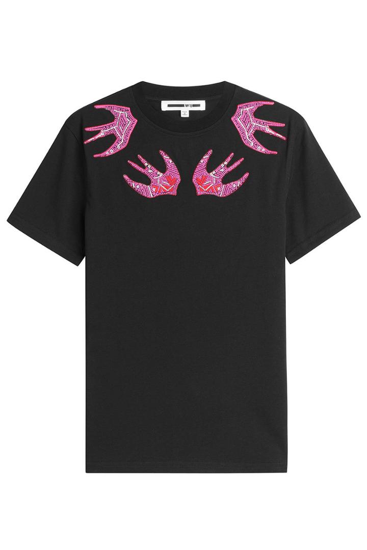 Mcq Alexander Mcqueen Mcq Alexander Mcqueen Embroidered Cotton T-shirt