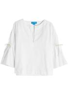 M I H M I H Cotton Blouse With Cropped Sleeves