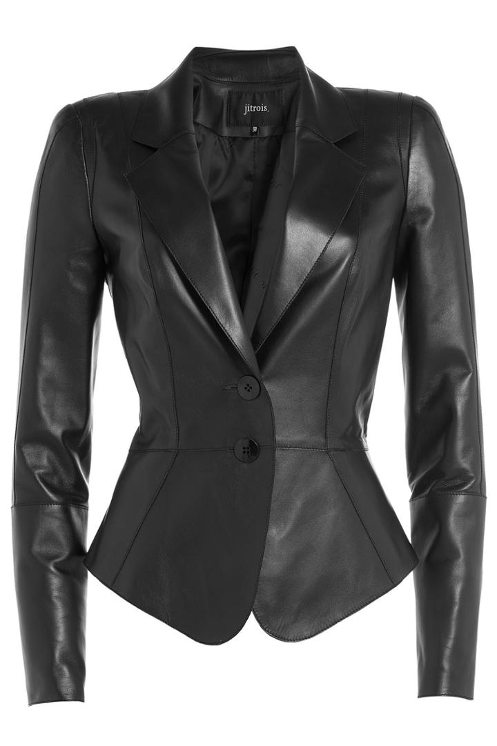 Jitrois Jitrois Fitted Leather Blazer - None