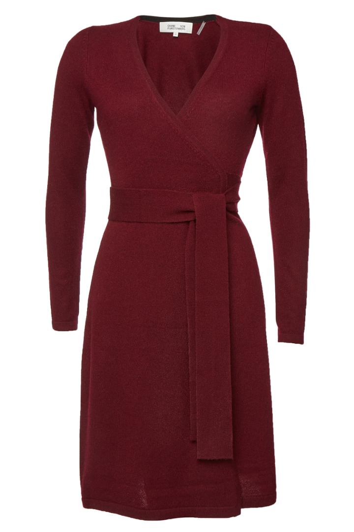 Diane Von Furstenberg Diane Von Furstenberg New Linda Cashmere Wrap Dress