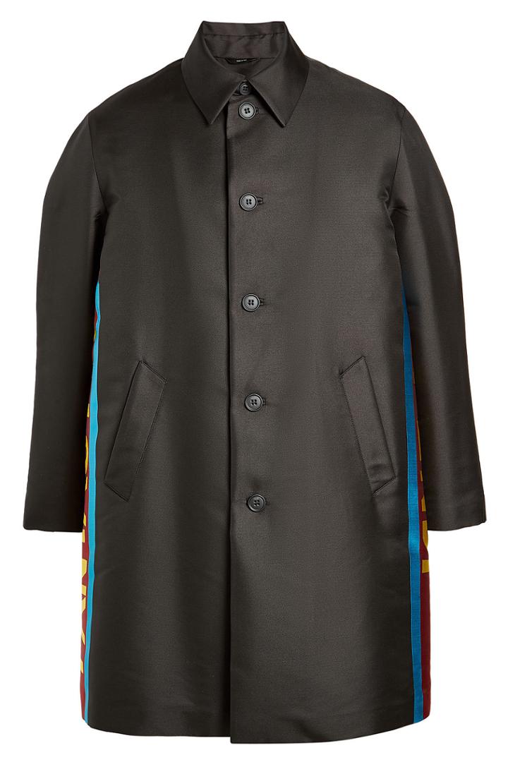 Fendi Fendi Oversized Printed Coat
