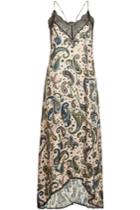 Zadig & Voltaire Zadig & Voltaire Risty Printed Slip Dress With Lace