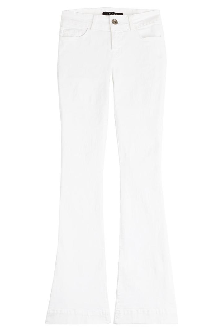 J Brand J Brand Love Story Flared Jeans - White