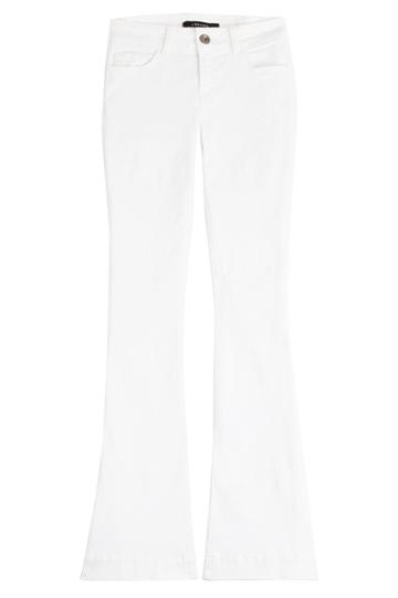 J Brand J Brand Love Story Flared Jeans - White