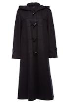 Jil Sander Navy Jil Sander Navy Fleece Wool Duffle Coat