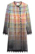 Marco De Vincenzo Cotton Coat With Metallic Thread