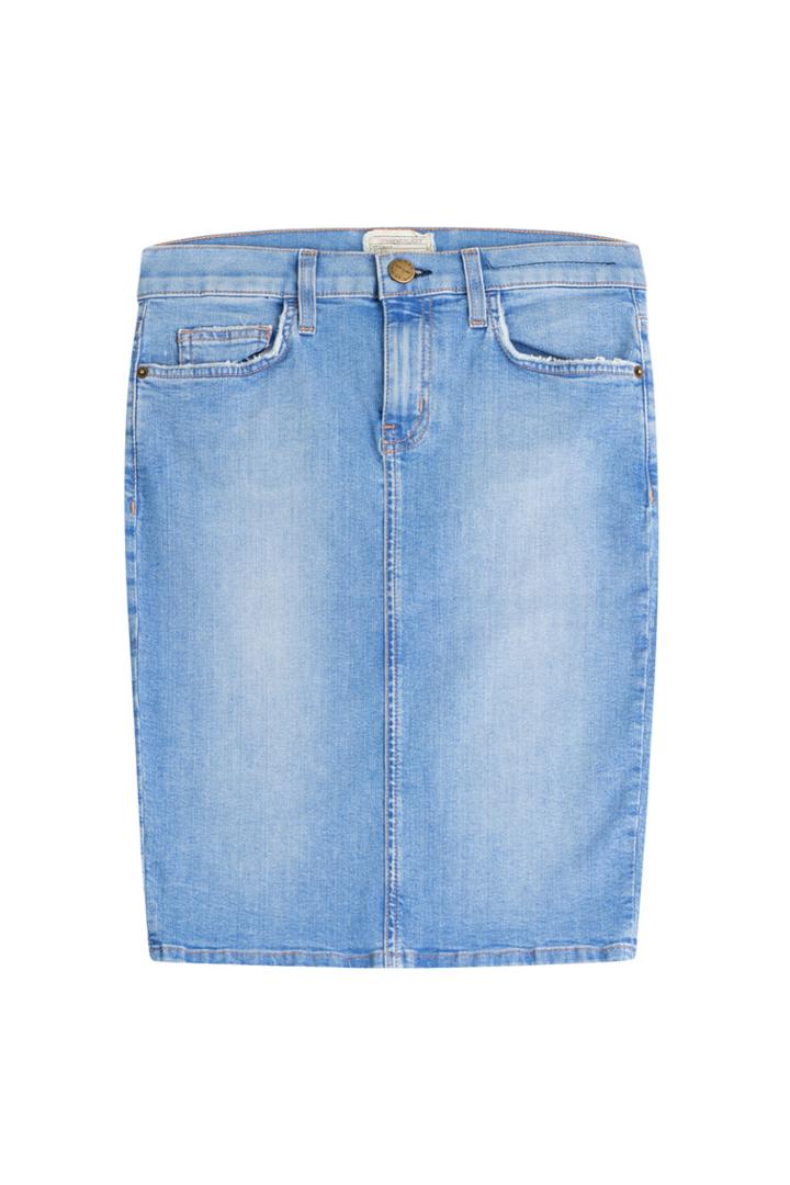 Current/elliott Current/elliott Denim Pencil Skirt - Blue