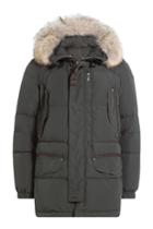 Parajumpers Parajumpers Down Jacket With Fur-trimmed Hood - Green