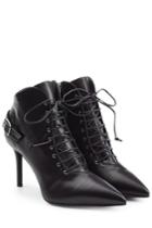 Giuseppe Zanotti Giuseppe Zanotti Tronchetto Leather Ankle Boots - Black