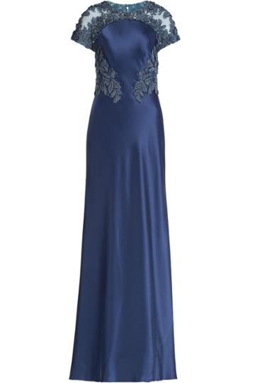 Catherine Deane Catherine Deane Embellished Satin Dress