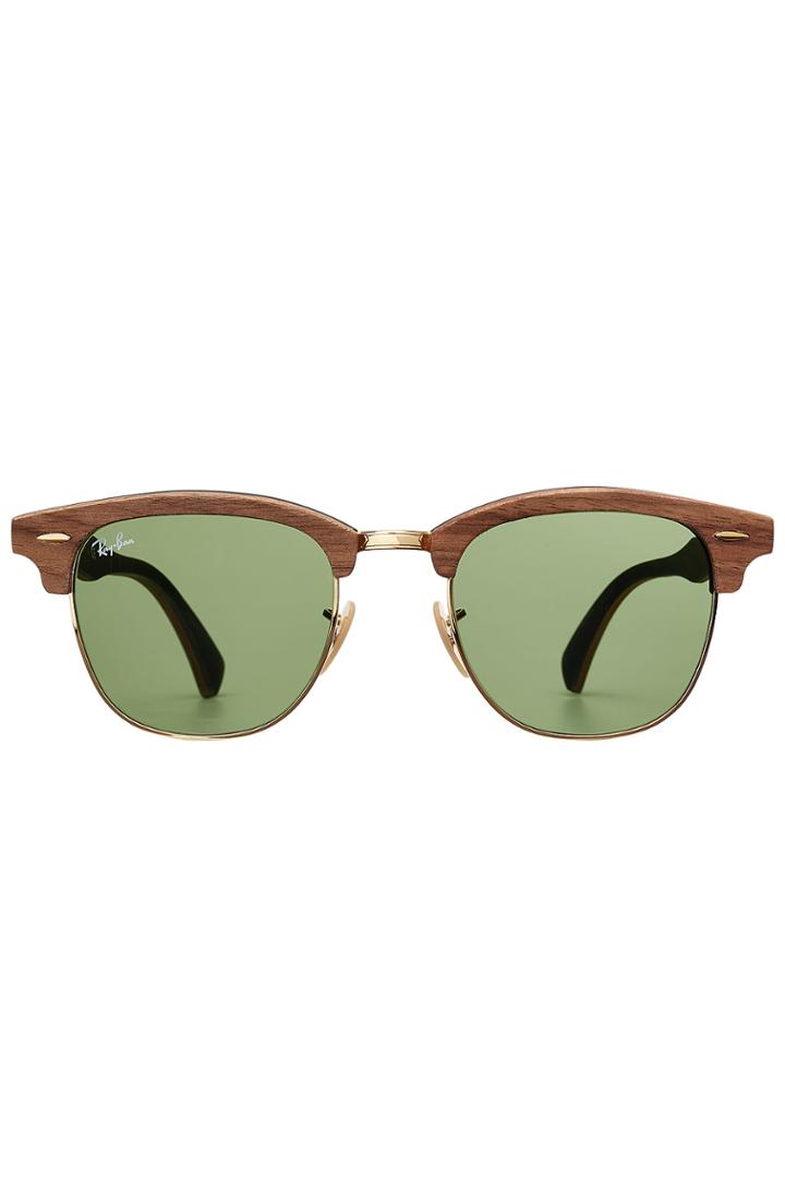 Ray-ban Ray-ban Rb3016 Clubmaster Sunglasses - Brown