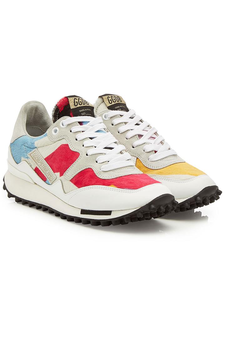 Golden Goose Deluxe Brand Golden Goose Deluxe Brand Starland Sneakers With Leather And Pony Hair
