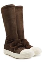 Rick Owens Rick Owens Suede Slip-on Boots