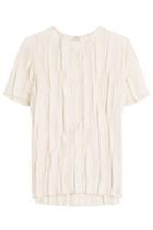 Nina Ricci Nina Ricci Crinkled Silk Top
