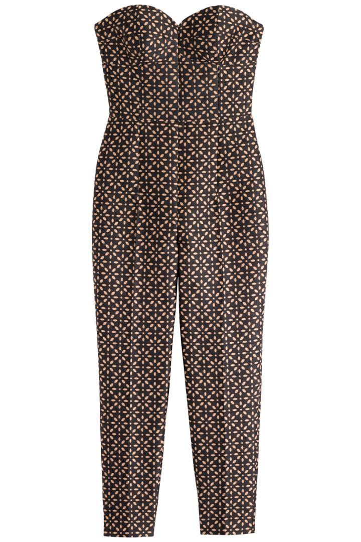 Michael Kors Collection Michael Kors Collection Eyelet Jacquard Jumpsuit - Multicolor