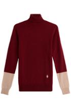Emilio Pucci Two-tone Cashmere Roll-neck Pullover