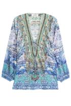 Camilla Camilla Embellished Silk Blouse