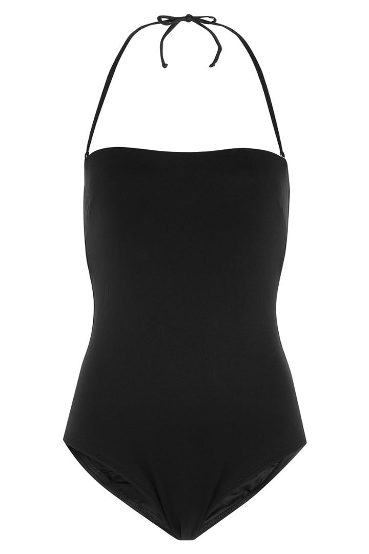 Ondademar Ondademar Classic Bandeau Swimsuit - Black