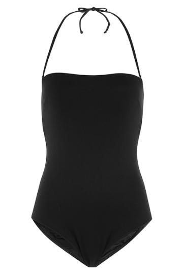 Ondademar Ondademar Classic Bandeau Swimsuit - Black