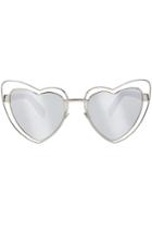 Saint Laurent Saint Laurent Loulou Heart Sunglasses