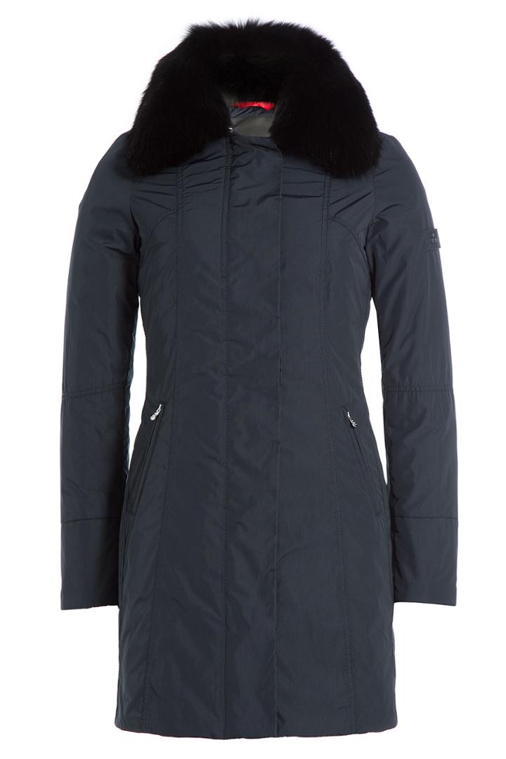 Peuterey Peuterey Down Parka With Fur Trimmed Hood - Blue